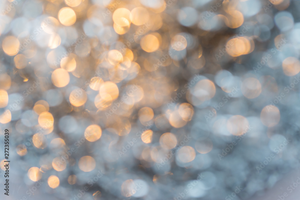 Abstract gold and white bokeh Abstract gold and white bokeh