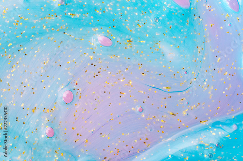 Cuadro en lienzo Abstract textured gradient blue and pink background slime