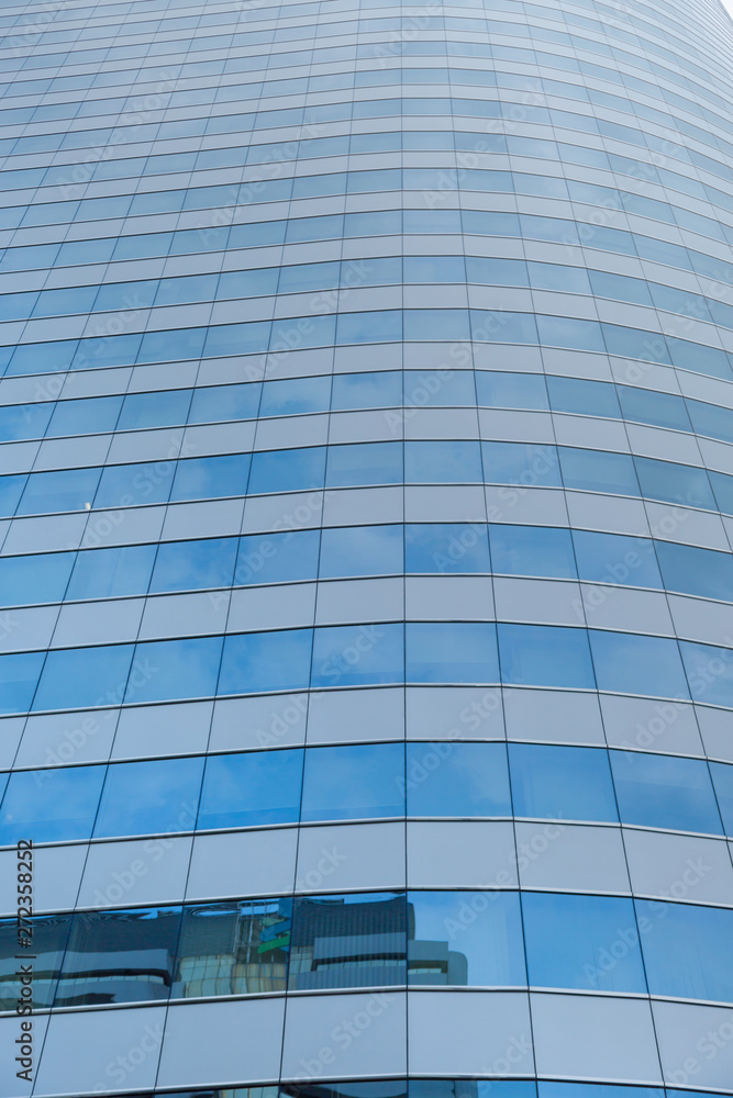 Obraz premium blue glass building