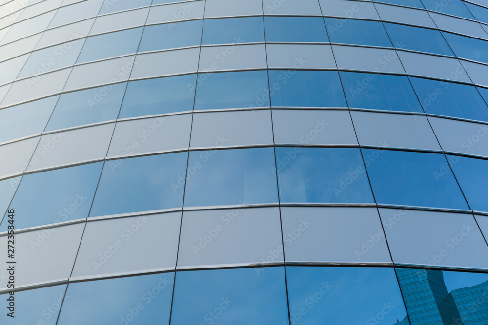 blue glass building blue glass building
