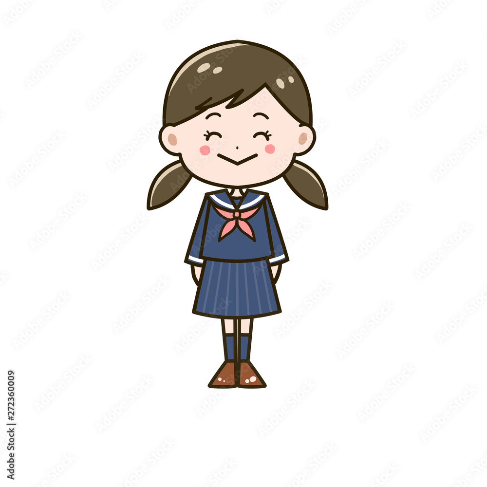 笑顔の女の子 ポーズ イラスト 笑顔の女の子 ポーズ イラスト