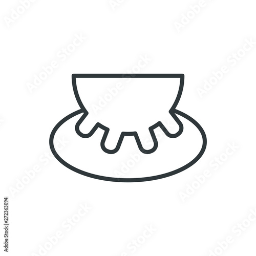 udder vector icon