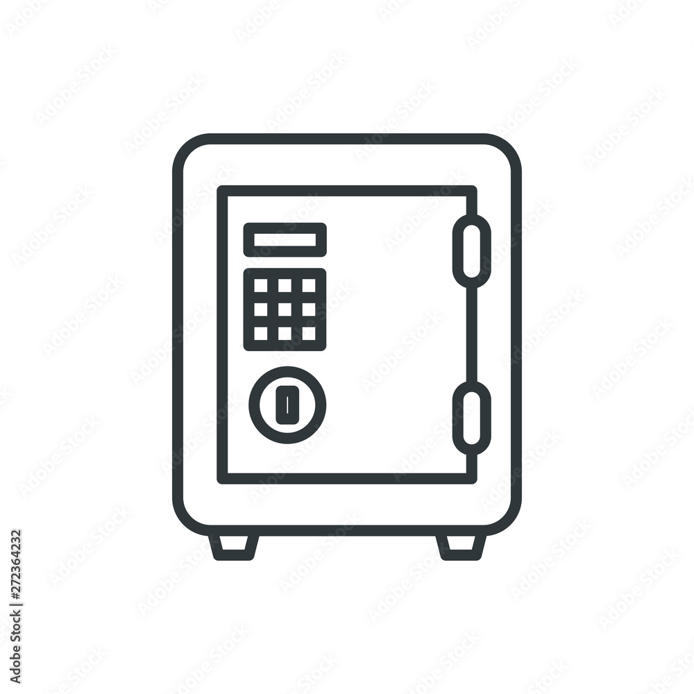 safe vector icon safe vector icon