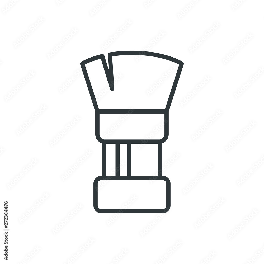 shaving brush vector icon shaving brush vector icon