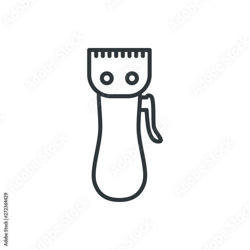 hair trimmer vector icon