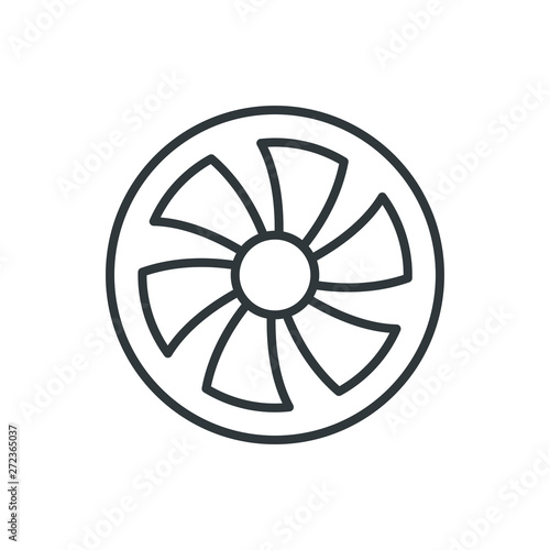 cooling vector icon