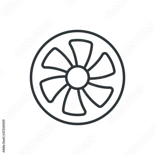 cooling vector icon