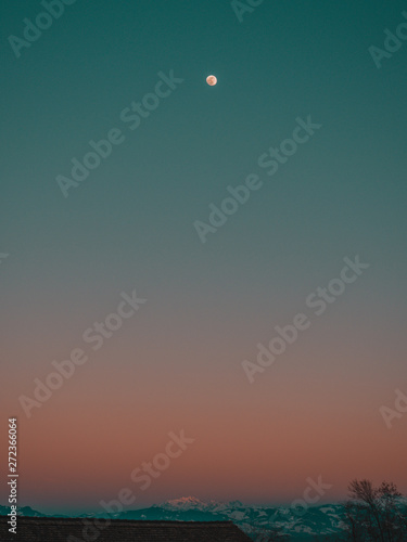 Full moon on Lake Zurich with sunset with my Lightroom settings