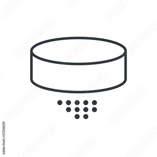 sieve vector icon