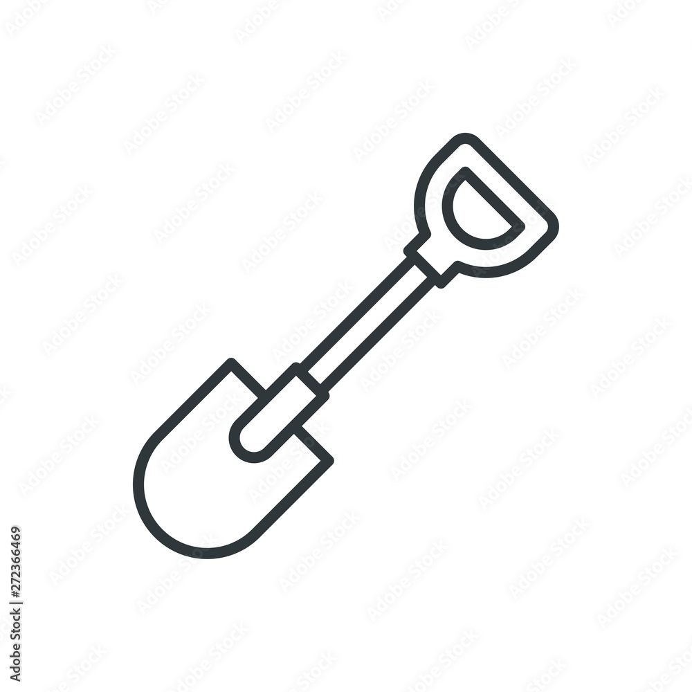 shovel vector icon shovel vector icon