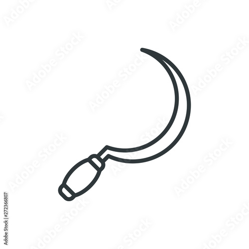sickle vector icon