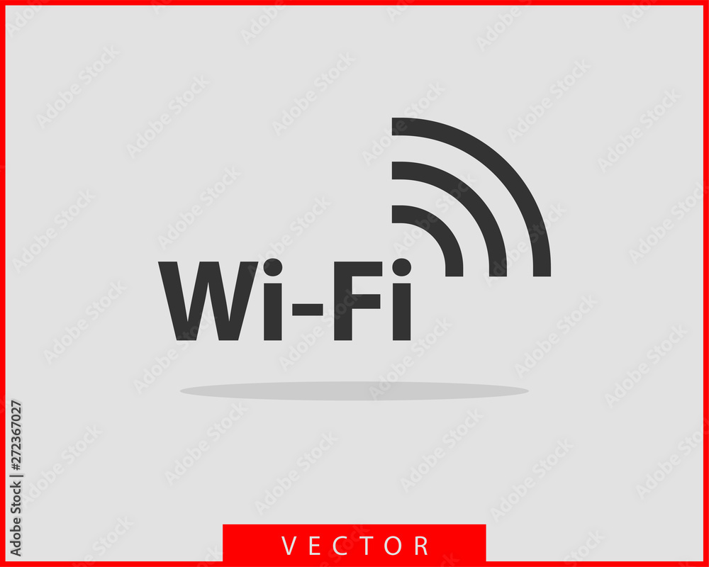 Free wi fi icon. Connection zone wifi vector symbol. Radio waves signal. Free wi fi icon. Connection zone wifi vector symbol. Radio waves signal.