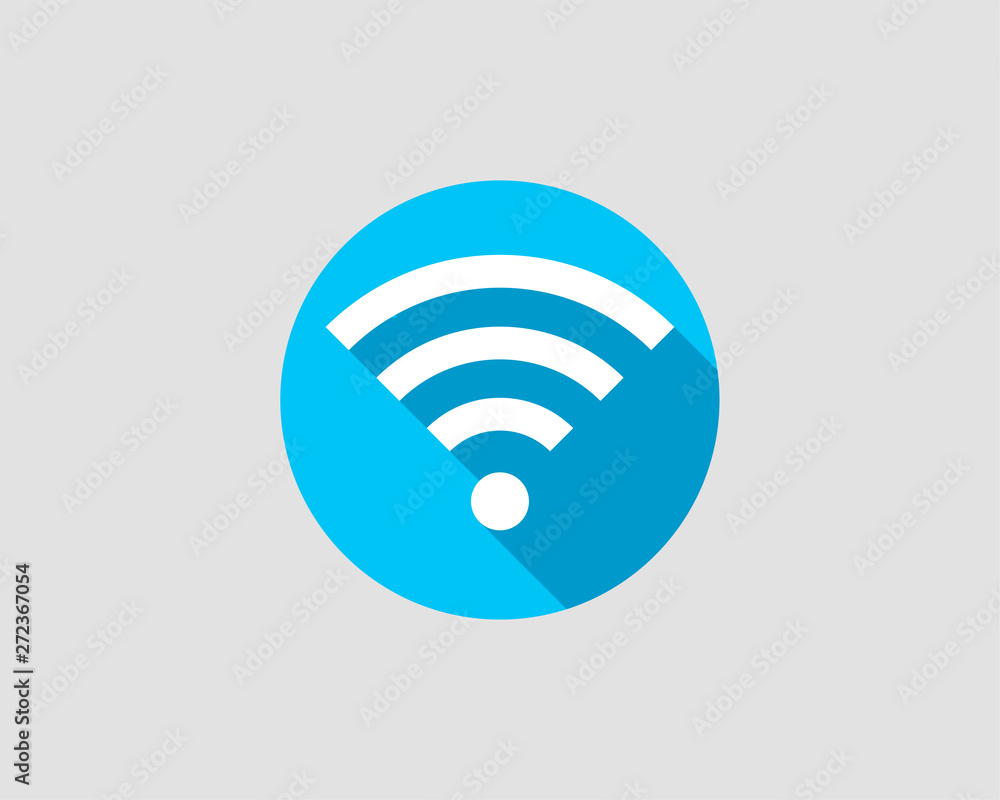 Free wi fi icon. Connection zone wifi vector symbol. Radio waves signal. Free wi fi icon. Connection zone wifi vector symbol. Radio waves signal.