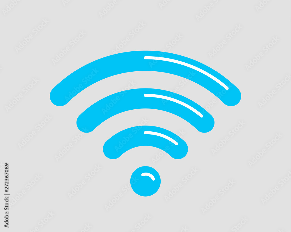 Free wi fi icon. Connection zone wifi vector symbol. Radio waves signal. Free wi fi icon. Connection zone wifi vector symbol. Radio waves signal.