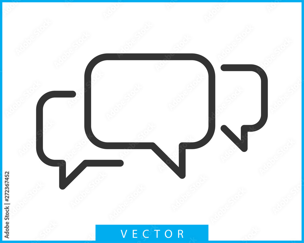 Talk bubble speech icon. Blank empty bubbles vector design elements. Chat on line symbol template. Dialogue balloon sticker silhouette. Talk bubble speech icon. Blank empty bubbles vector design elements. Chat on line symbol template. Dialogue balloon sticker silhouette.