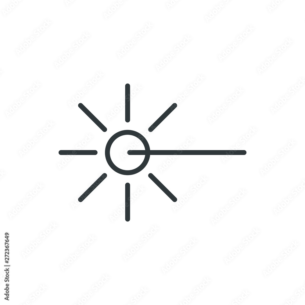 laser vector icon laser vector icon