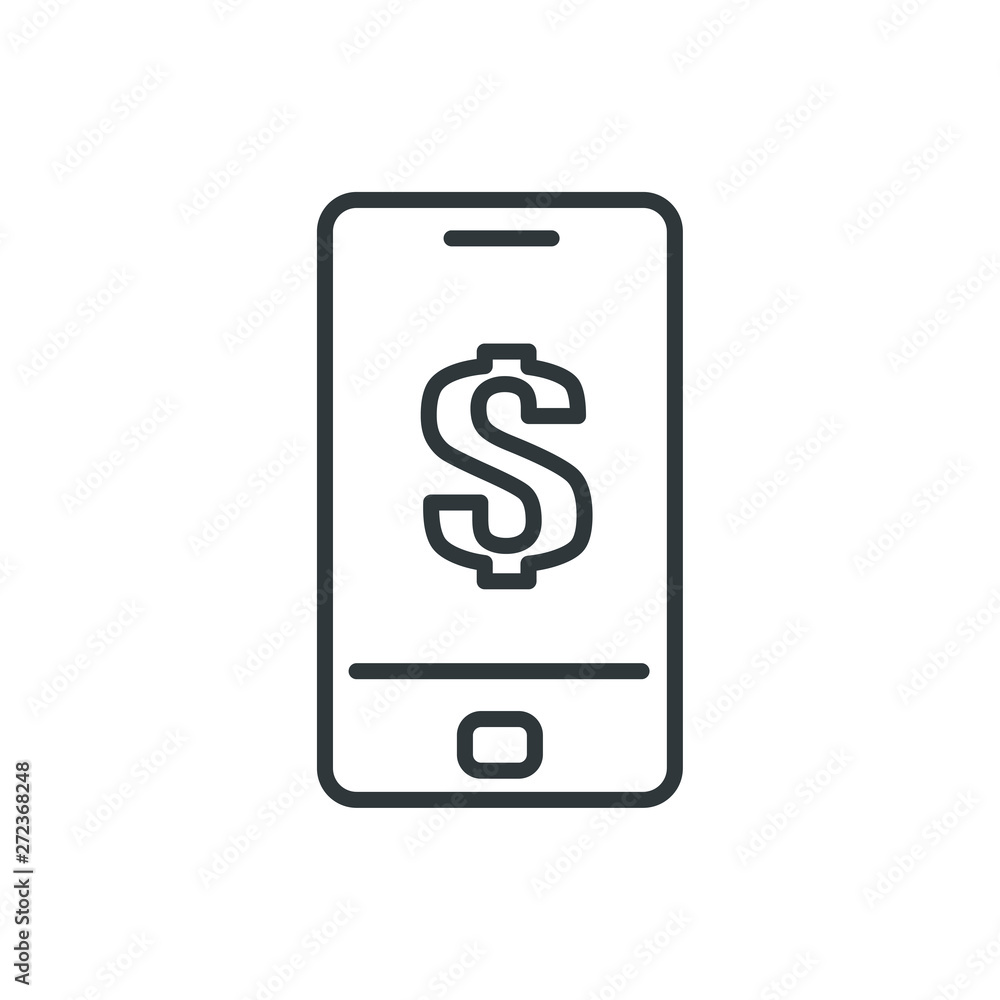 mobile payment vector icon mobile payment vector icon