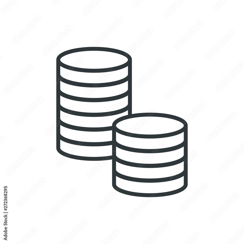 coin vector icon coin vector icon