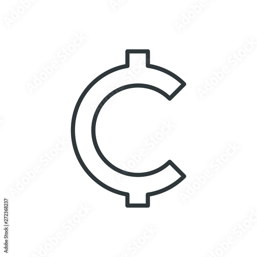 cent vector icon