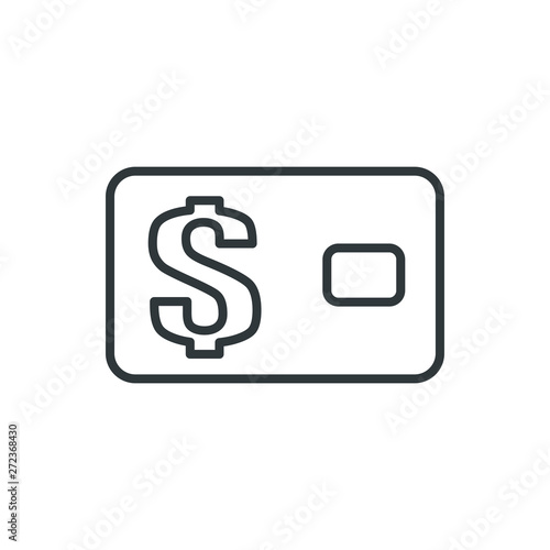 credit card vector icon