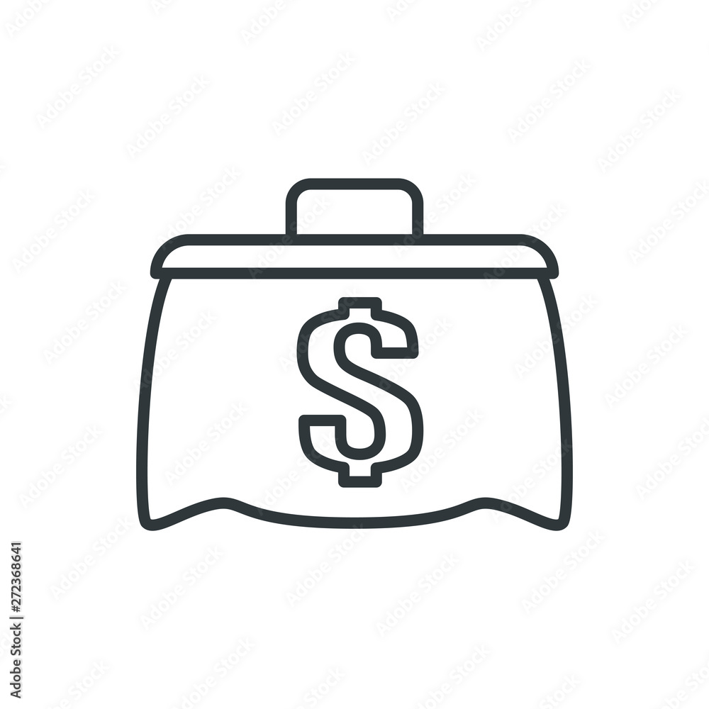 money bag vector icon money bag vector icon