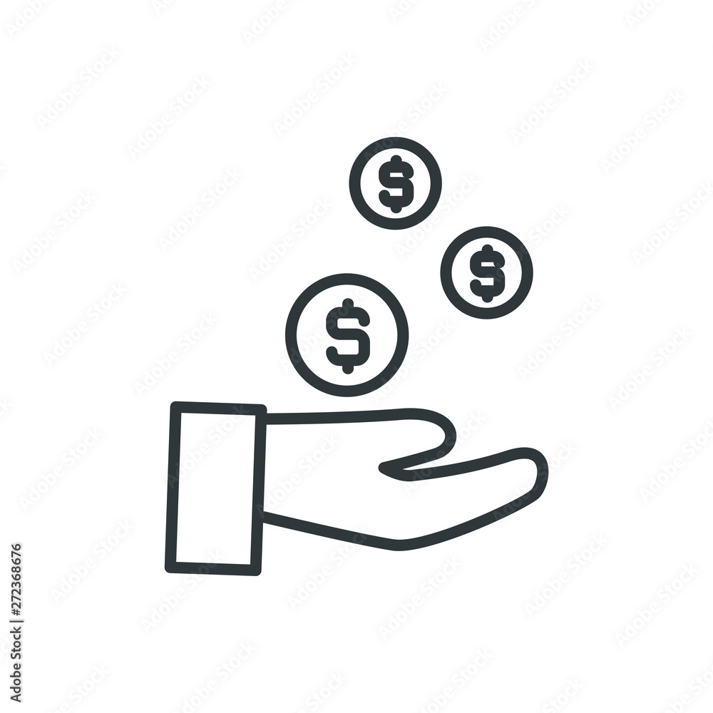 cash pay vector icon cash pay vector icon