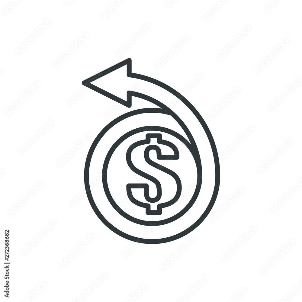 money back vector icon