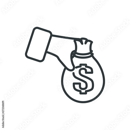encashment vector icon