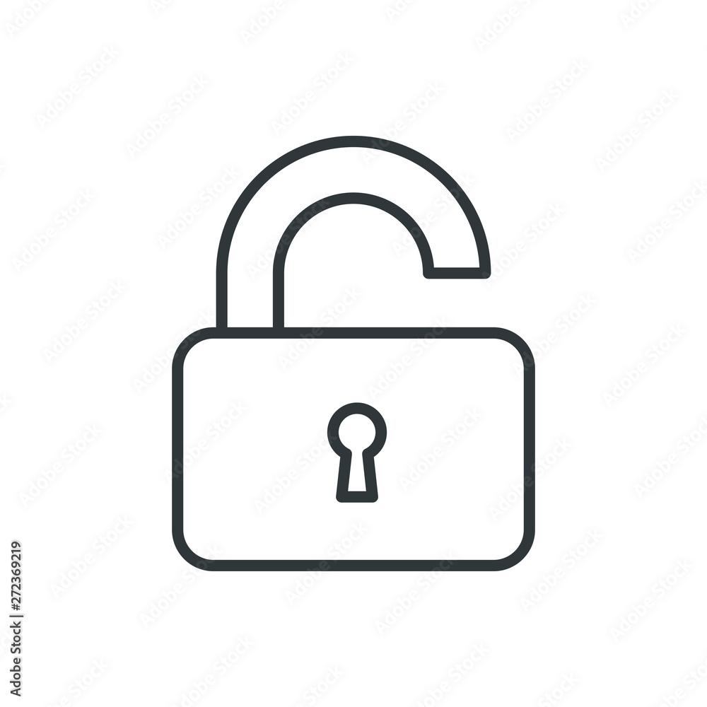 unlock vector icon unlock vector icon