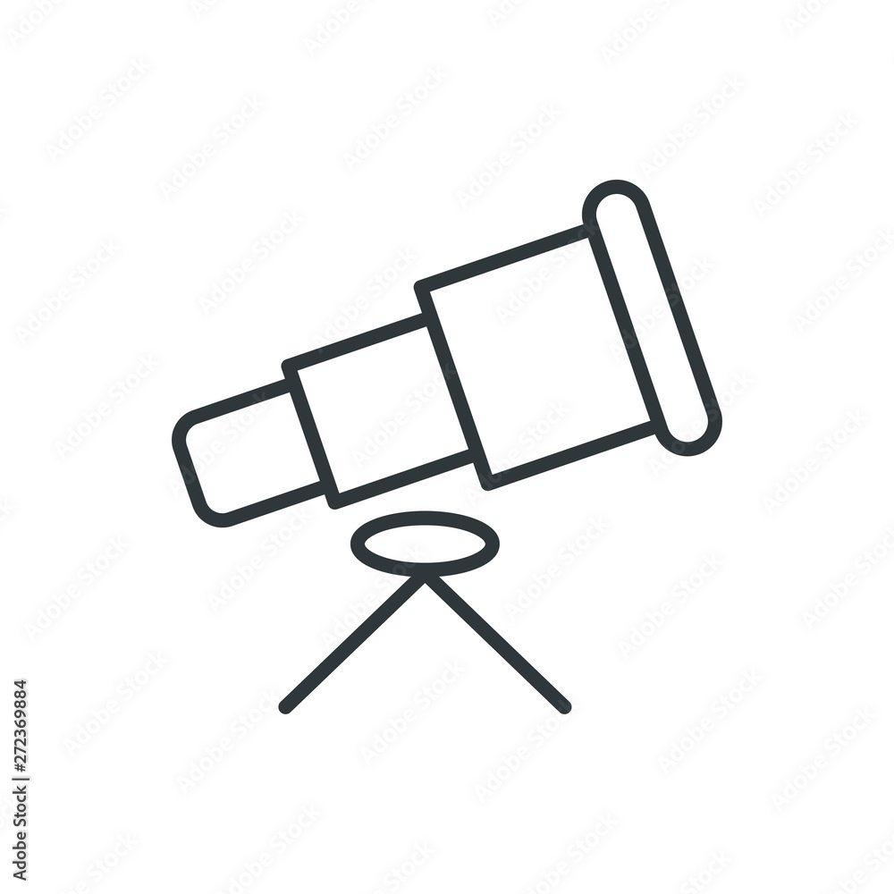 telescope vector icon telescope vector icon