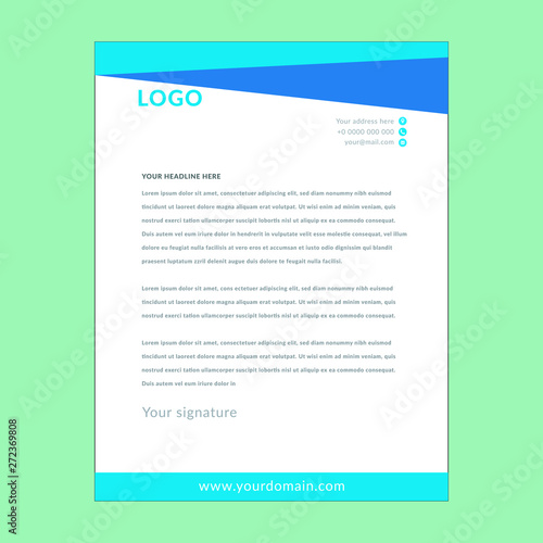 Corporate letterhead nice awesome