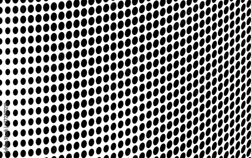 Abstract halftone wave dotted background