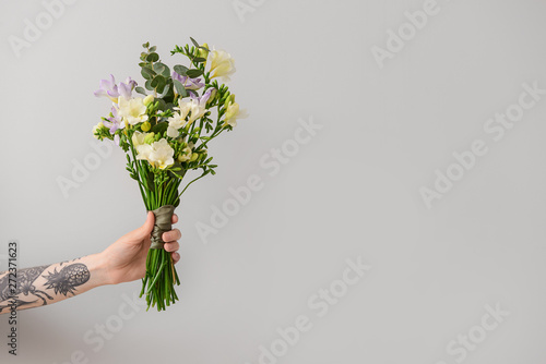 Female hand with beautiful ...