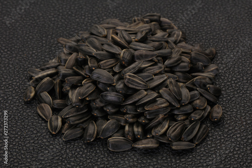 Tasty roasted sunflower seeds heap