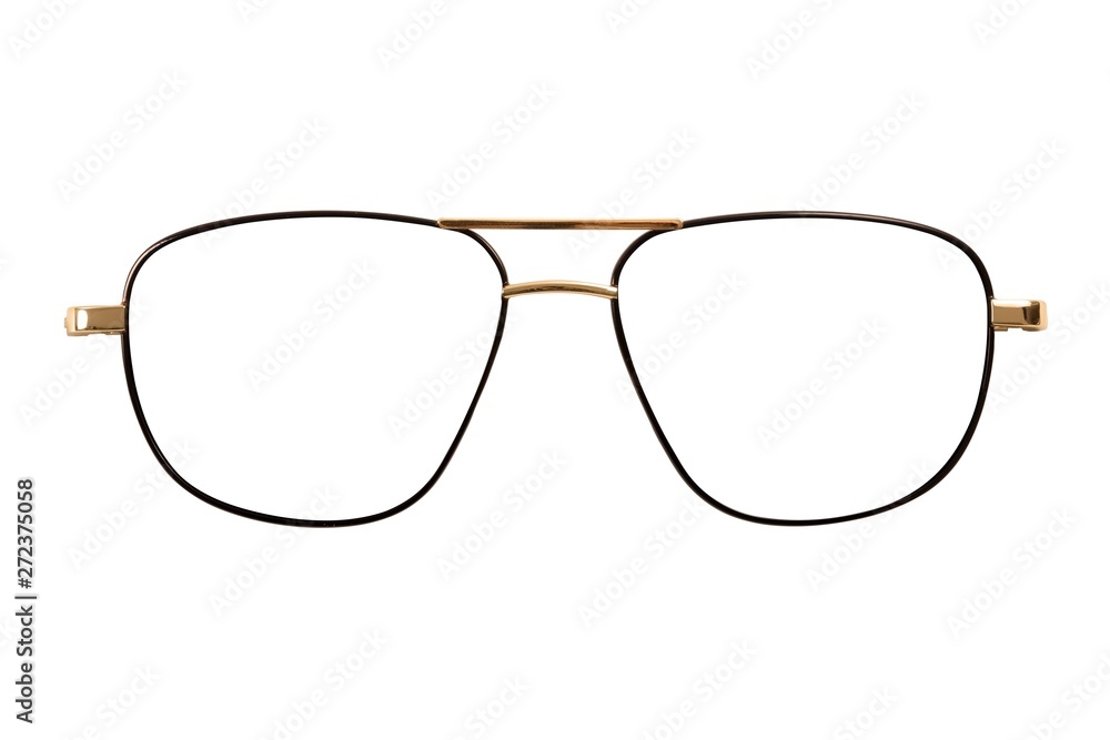 Fototapeta premium Glasses isolated on white background for applying on a portrait