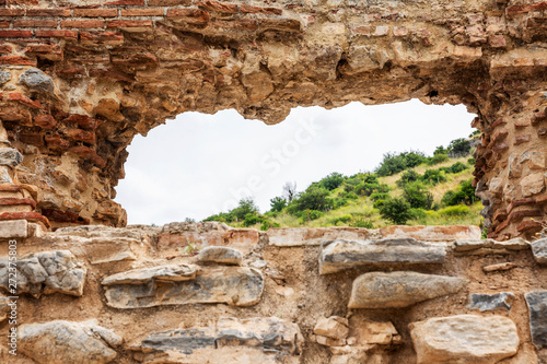 Wallpaper Mural A hole in the brick wall. Background close-up. Space for text. Torontodigital.ca