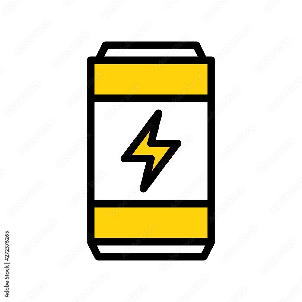 Energy drink vector, Beverage filled icon editable stroke Energy drink vector, Beverage filled icon editable stroke
