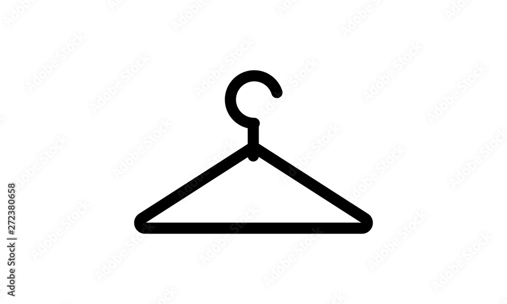 Hanger icon for clothes and wardrobe organization Hanger icon for clothes and wardrobe organization