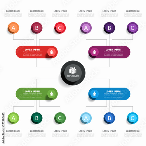 Infographic design template with place for your data. Vector illustration.