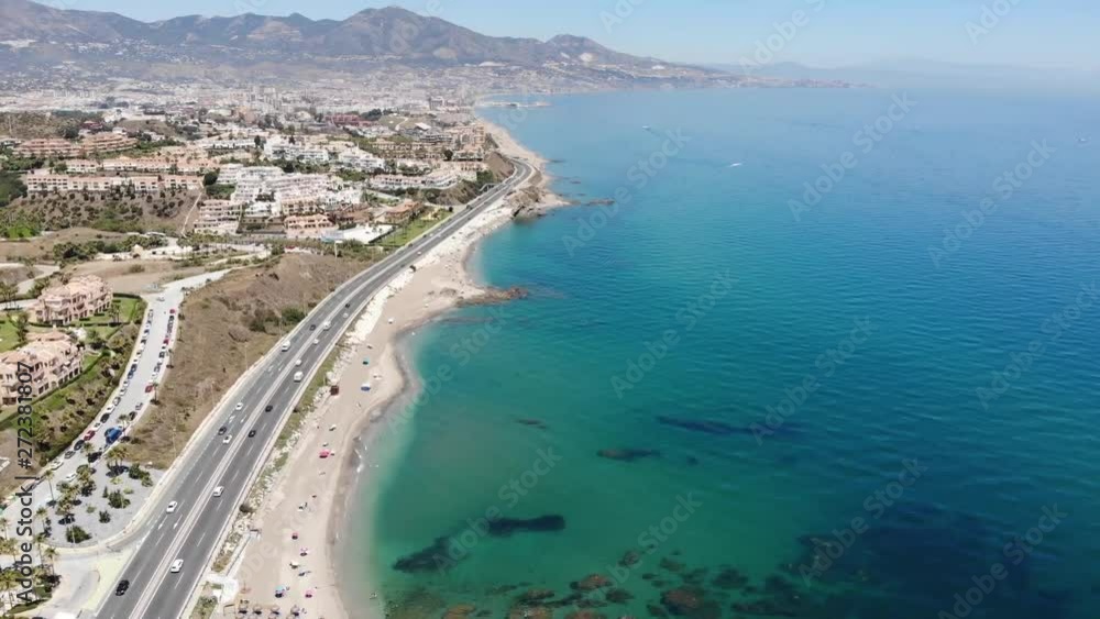 Flying over Mijas coast, enjoying the good weather and the views Flying over Mijas coast, enjoying the good weather and the views