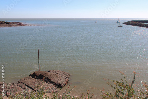 atlantic littoral in pornic (france)  photo