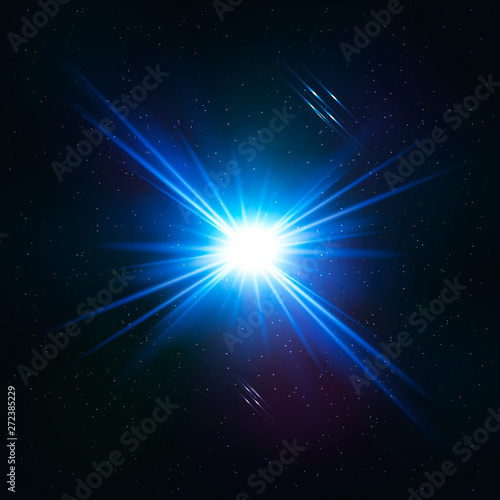 Cosmic space star
