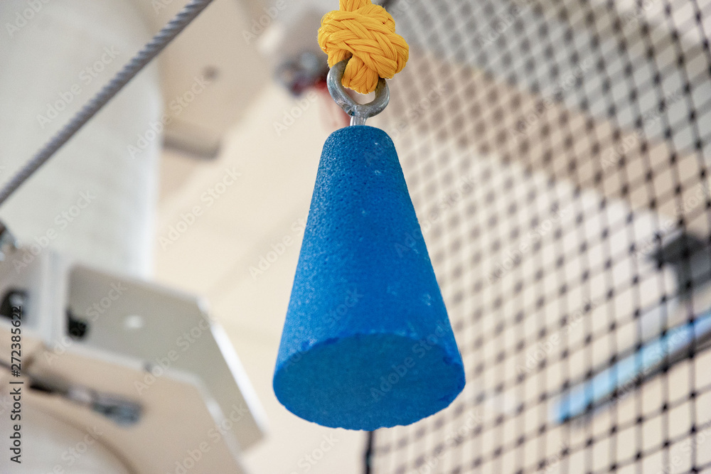 Special sports tapered suspension for training a strong grip of the hands. bouldering equipment