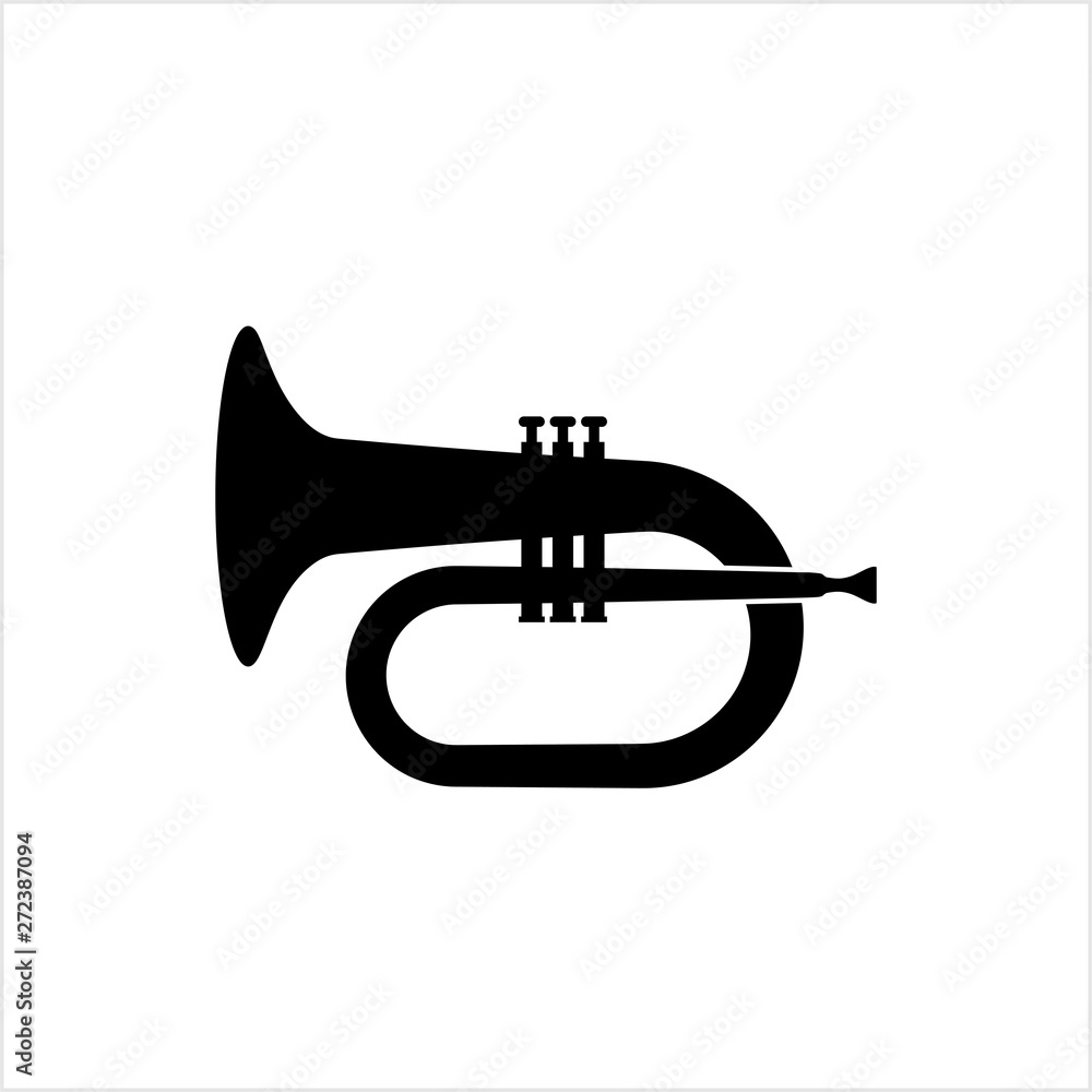 Naklejka premium Horn Icon, Klaxon Icon,