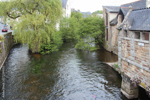 river aven in pont-aven (brittany - france) 