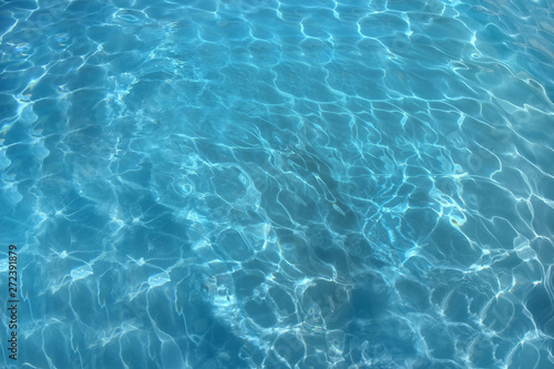 blue water in the pool small waves sea ocean