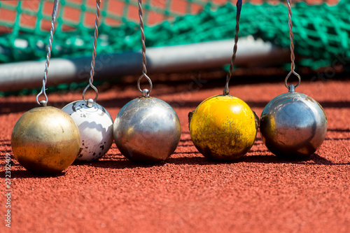 Fotografia Hammer throw on the track and field stade