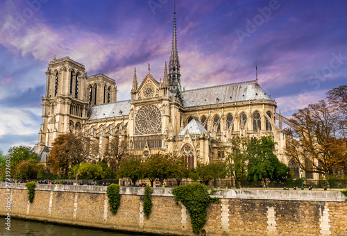 Cathédrale Notre-Dame de Paris en France