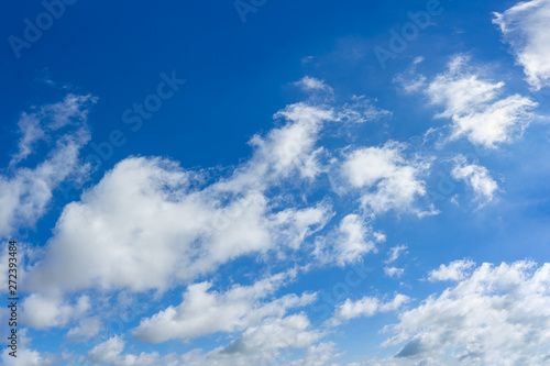 Fototapeta Naklejka Na Ścianę i Meble -  Blue sky and clouds natural background.