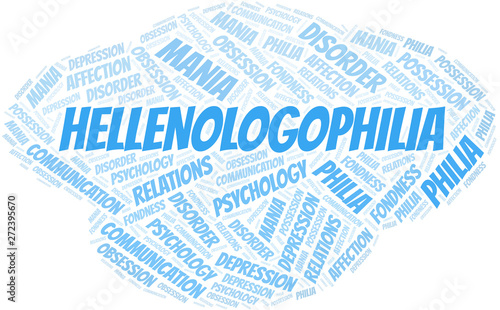 Hellenologophilia word cloud. Type of Philia.